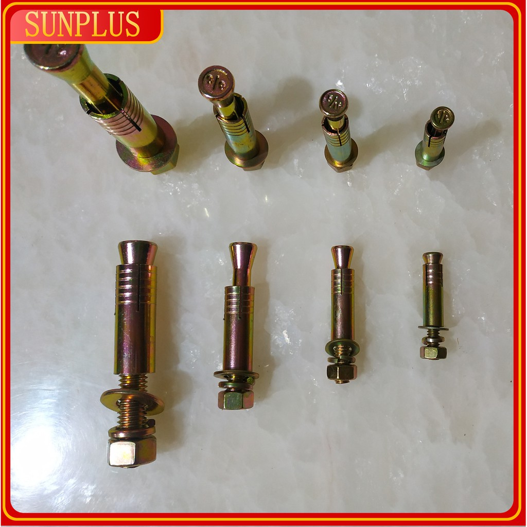 Dyna bolt/Expansion Bolt 1/4", 5/16", 3/8",1/2'',5/8 Shopee Philippines
