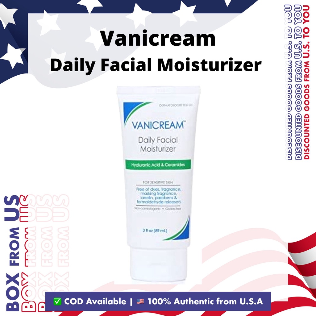 Vanicream Daily Facial Moisturizer 3 fl oz (89 mL) Shopee Philippines