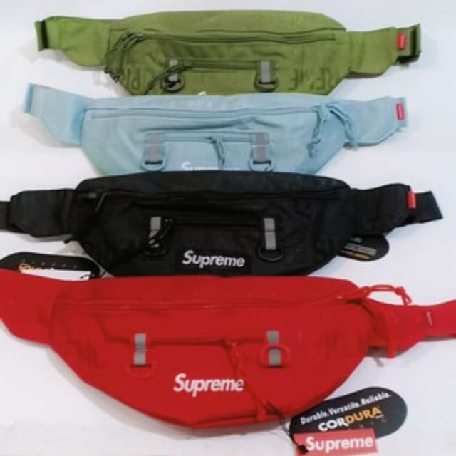 supreme belt bag black