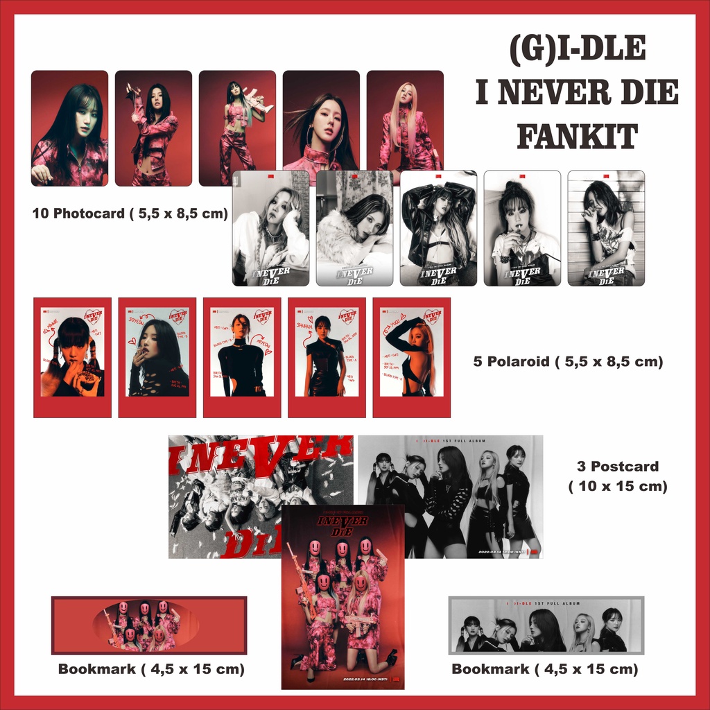 (G) I-dle I Never Die Fankit Kpop Package | Shopee Philippines