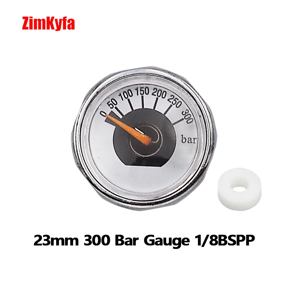 Druckmesser Manometer Paintball PCP Mini 1/8BSP 250/300/350/3500 Psi Bar Gauge 