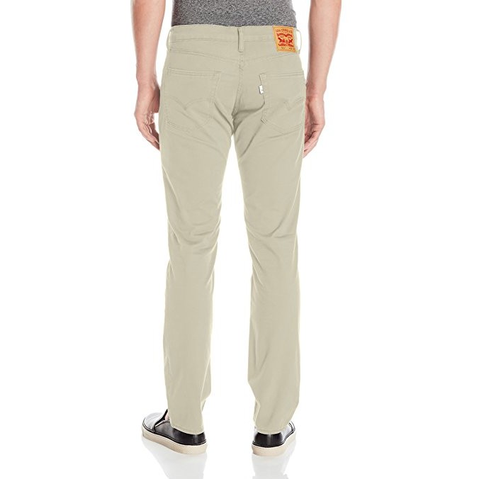 Levi's Men's 511 Slim Fit Stretch Khaki Jeans, Beige Pants | Shopee  Philippines