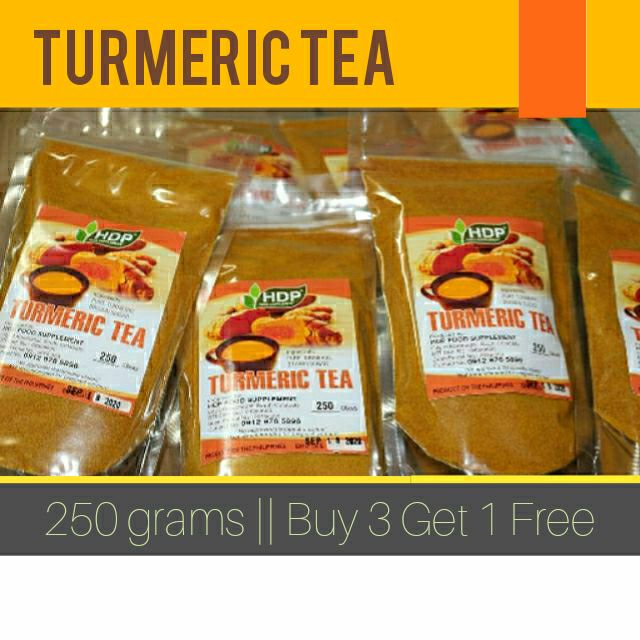 Turmeric Tea 250 grams COD (DTI Registered Product) Shopee Philippines