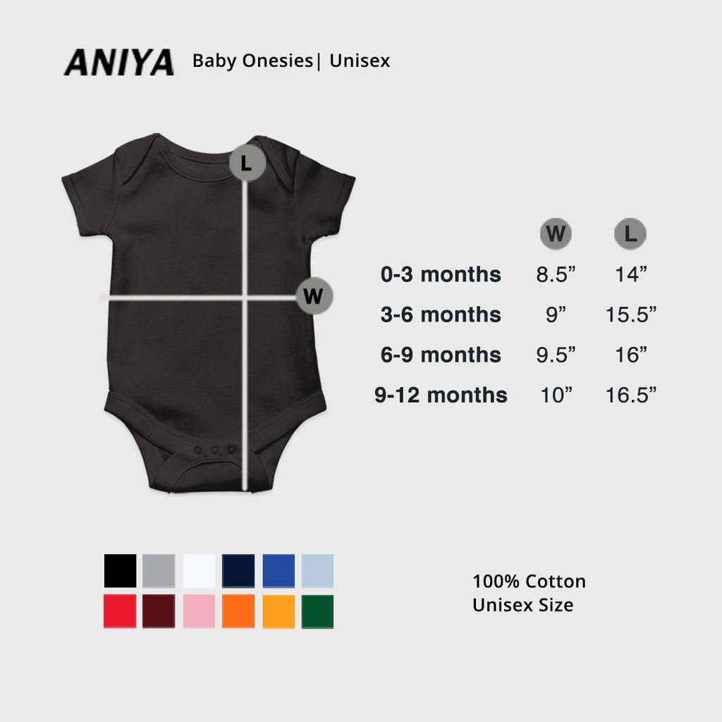 sfasf monthly milestone for baby girl sfasf ANIYA CLOTHING Mano Po Ninong Ninang Baby Onesie Unisex