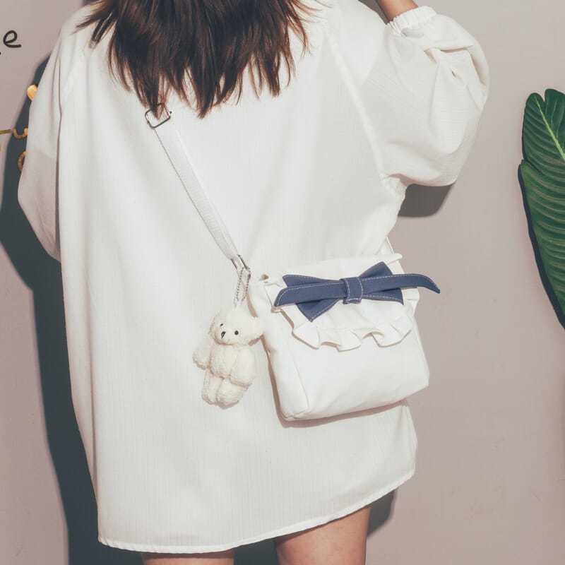 Cute Small Bag WomeninsJapanese Canvas Crossbody Bag Student Girl Small