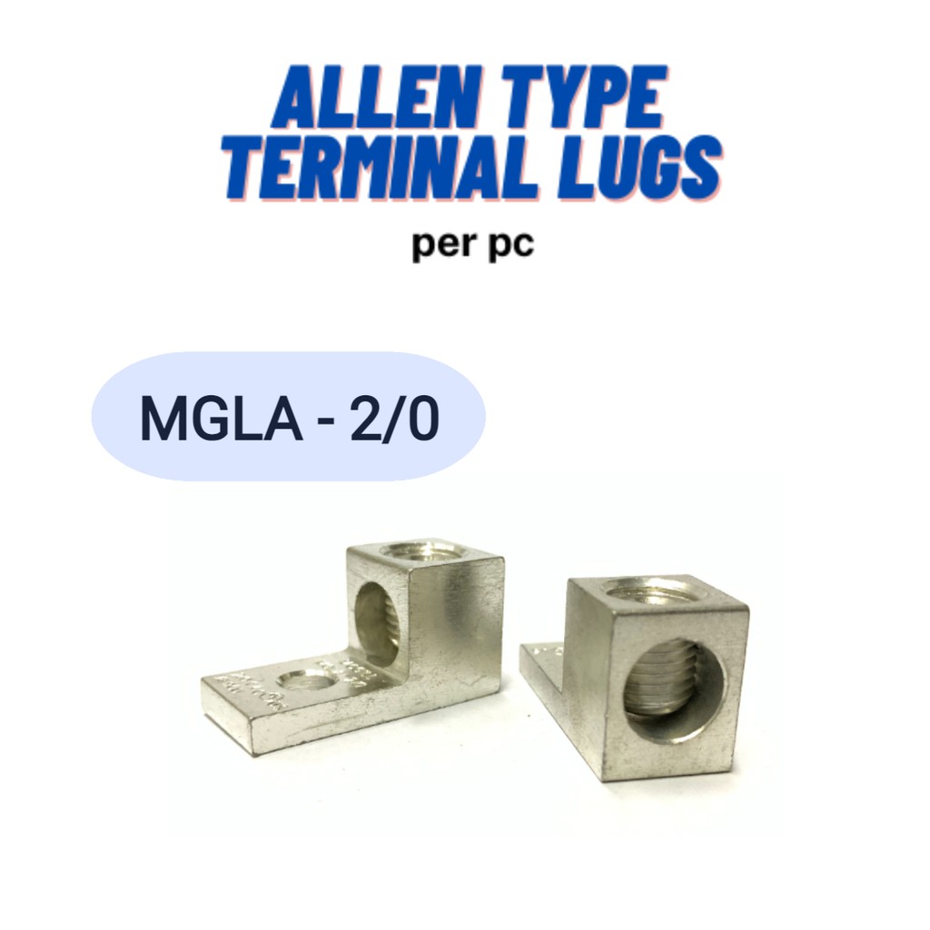 Mechanical Lugs Allen Type Terminal Lugs MGLA2/0 Shopee Philippines