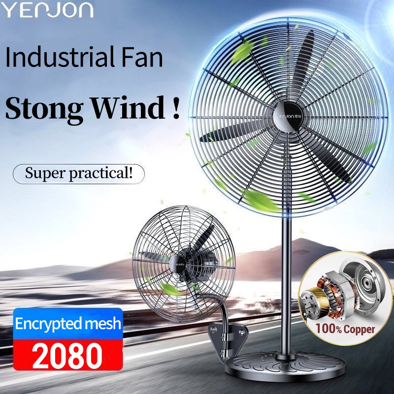 Industrial Fan Electric Fan Stand Fan 30 Inches Big Wind Shake Head