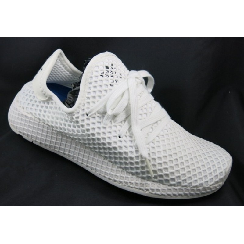 adidas deerupt runner triple white