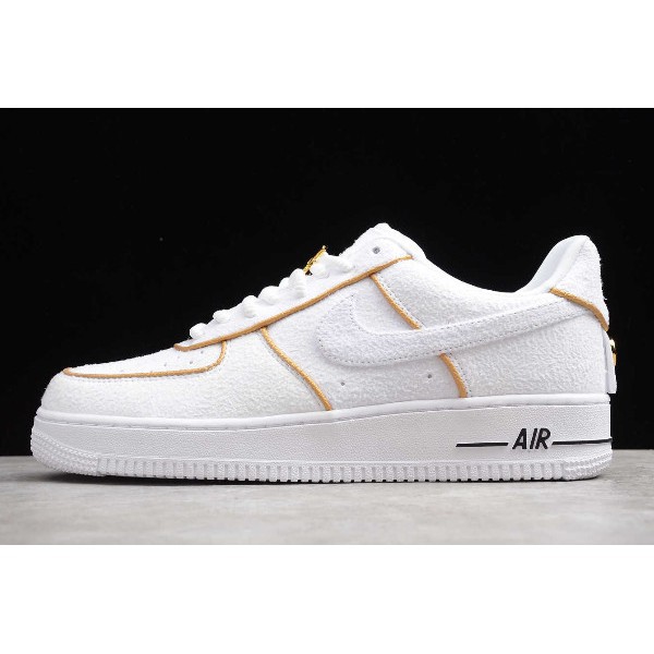 nike air force 1 gold black