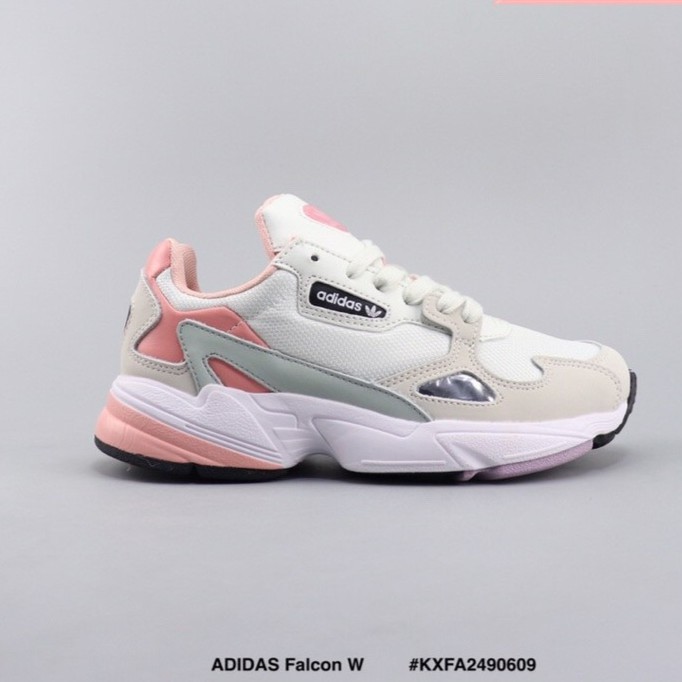 adidas falcon grey and pink