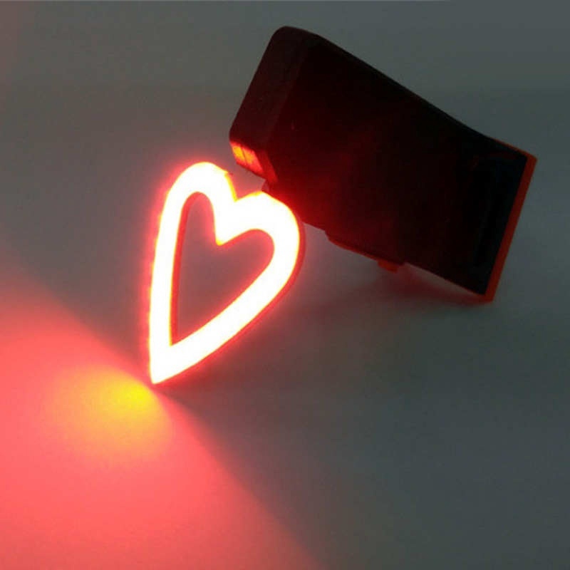 heart bike light