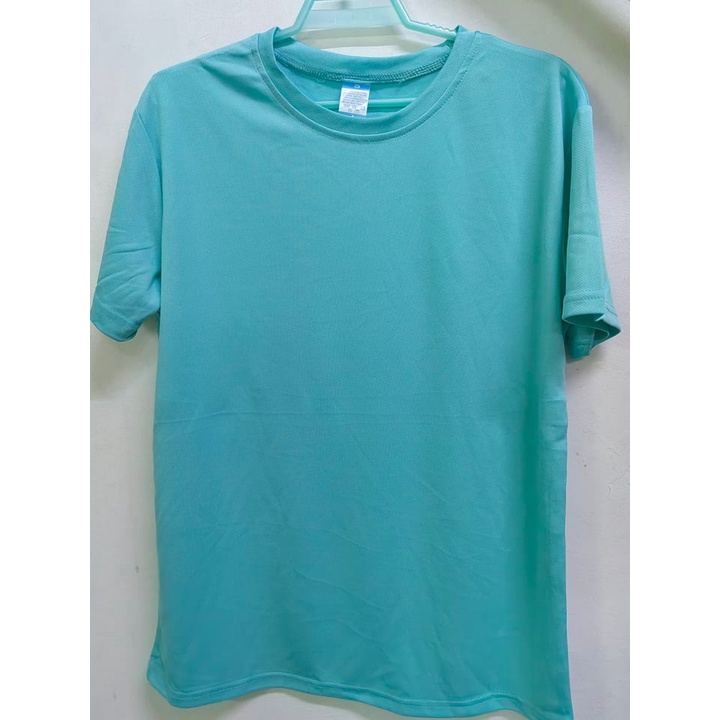 Drifit TShirt Unisex Mint Green Roung Neck Shopee Philippines