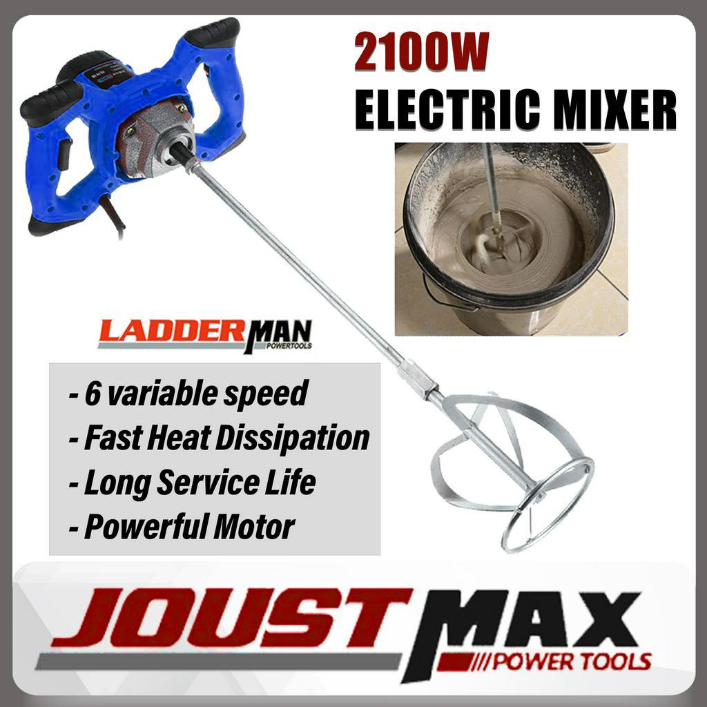 2100W Electric Paint Mixer Blender Power Tools Paint Mixer Cement Mixer