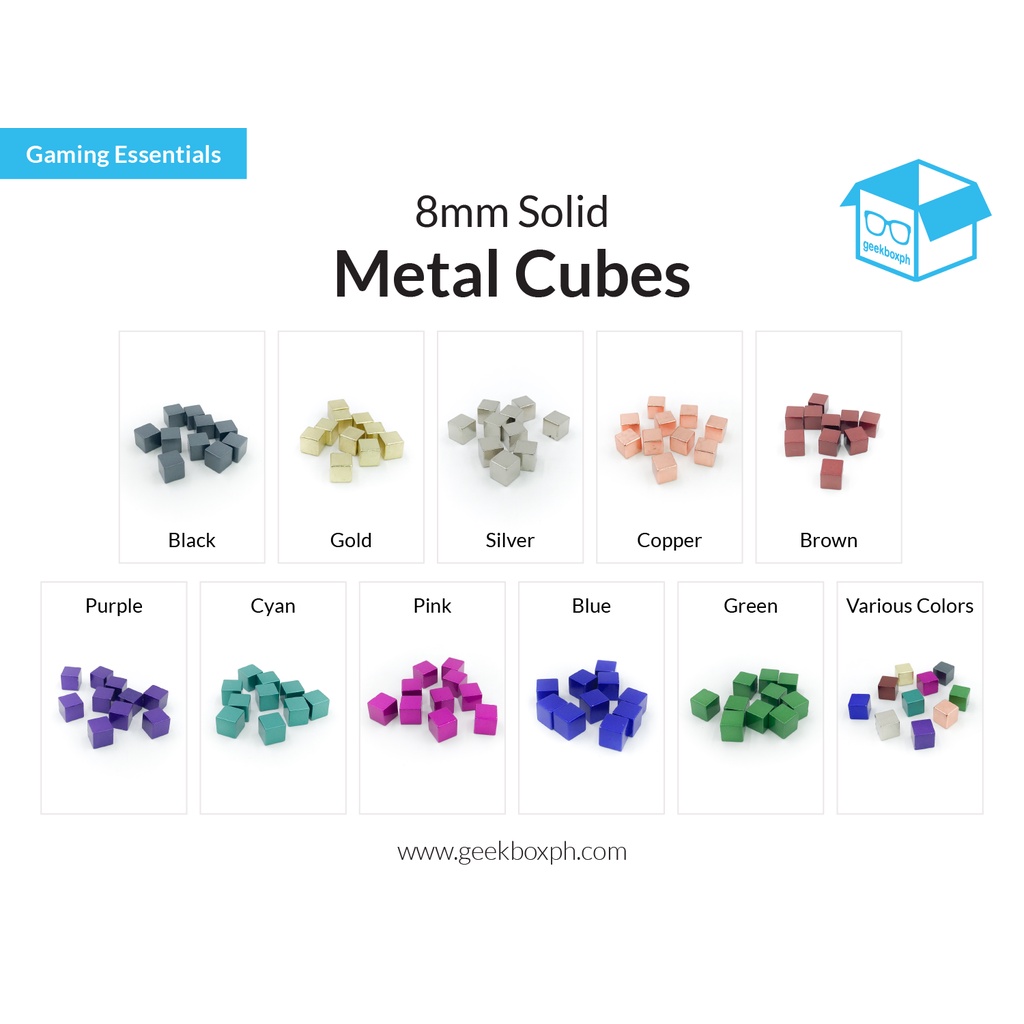8mm Metal Cubes (Pack of 10) Shopee Philippines