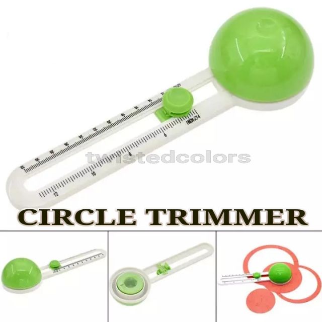 Rotary Circle Cutter Mini Portable Paper Trimmer Adjustable Circle Hole