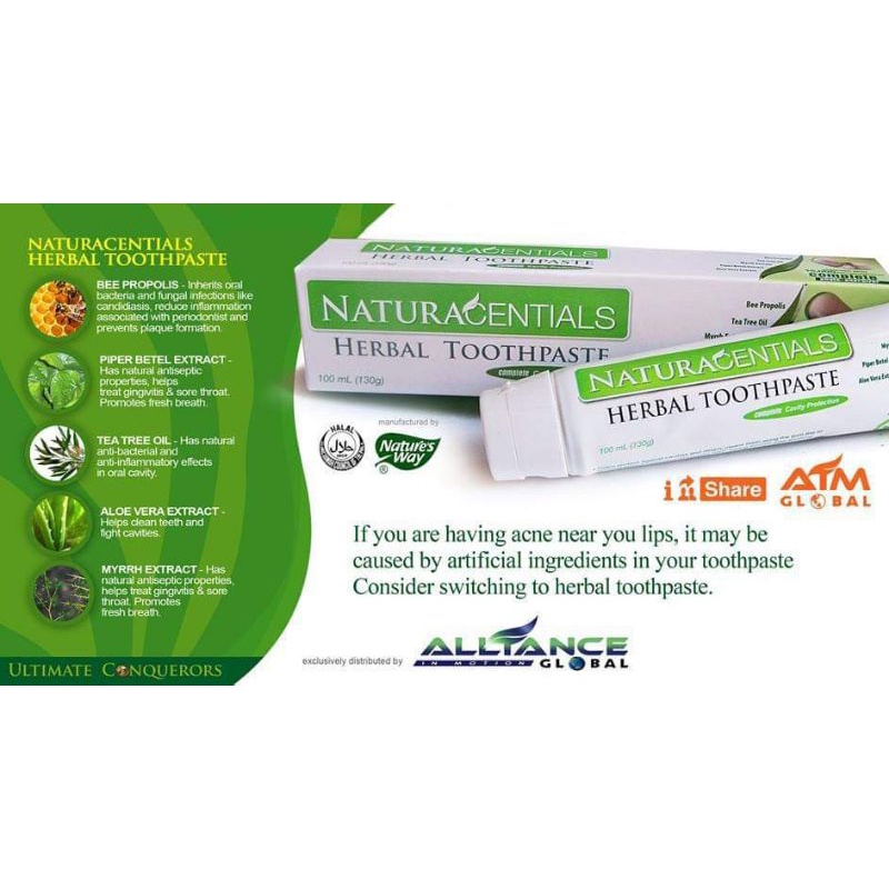 NaturaCentials Herbal Toothpaste | Shopee Philippines