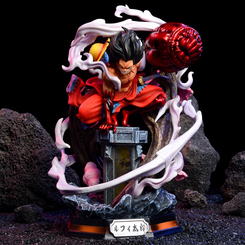 One Piece Figure Model GK Tianjin Luffy Wano Kimono Double Headed 