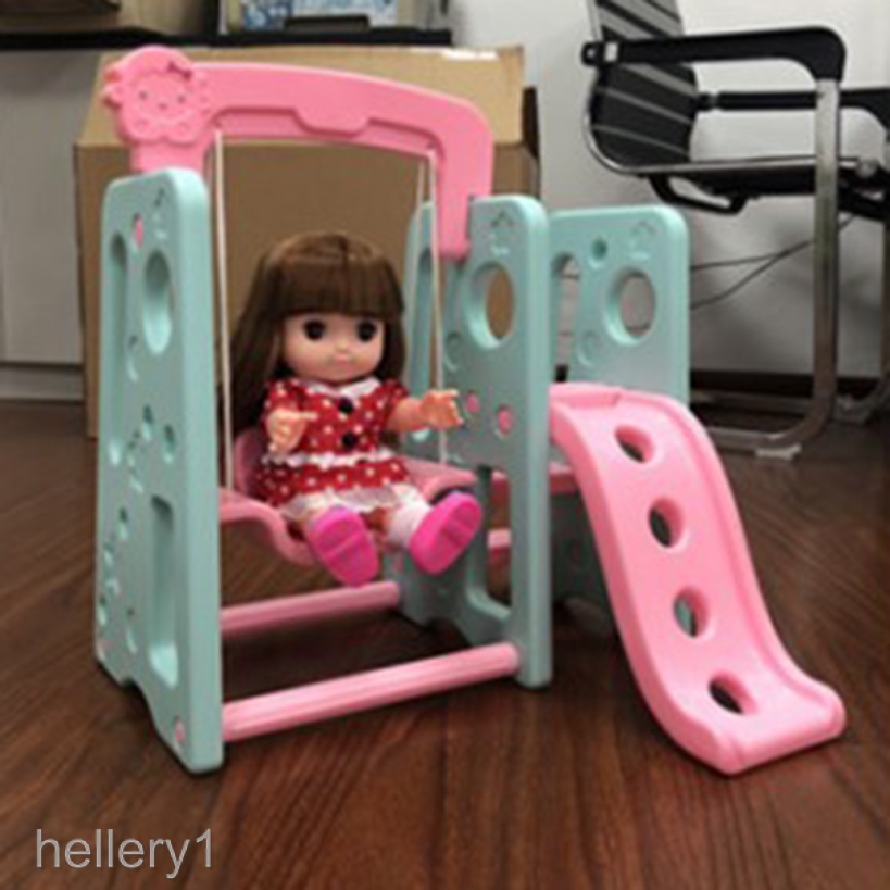 baby swing and slide set plastic