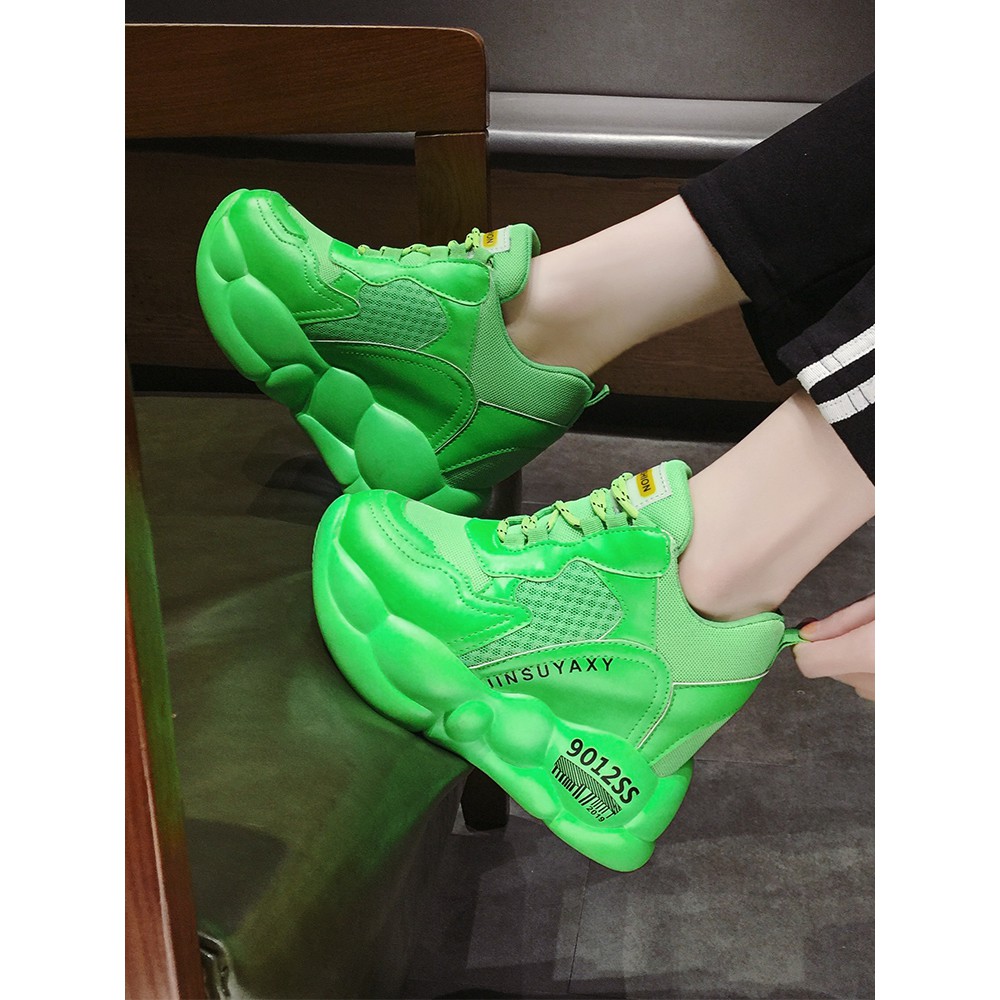 fluorescent colour shoes