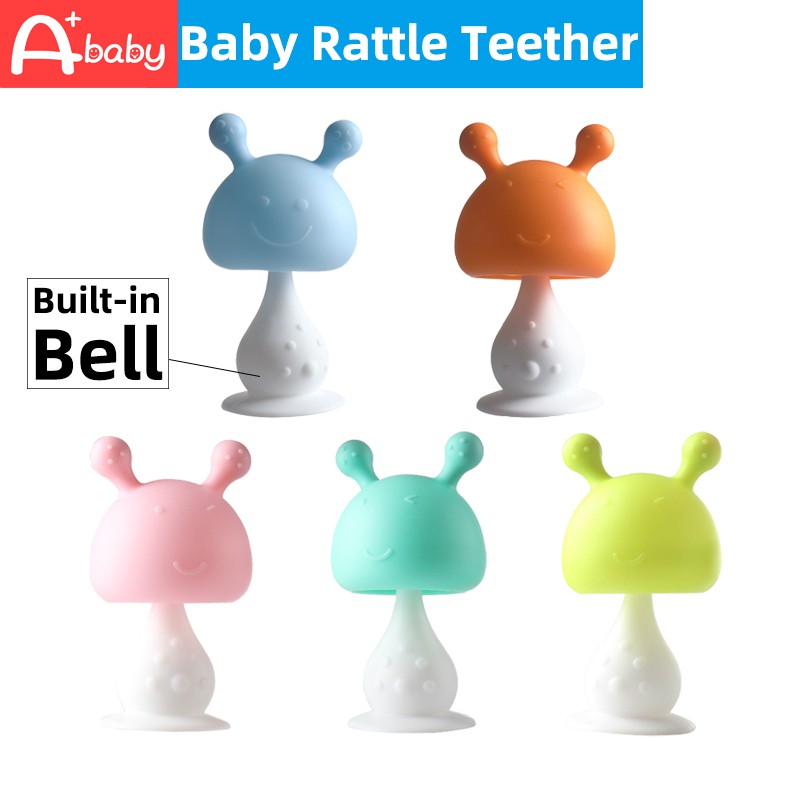 baby mushroom teether