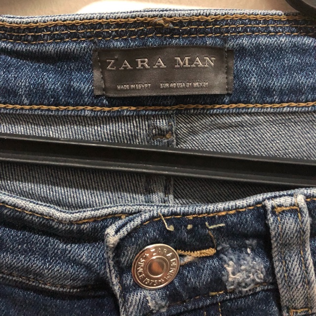 Mens Pants - Zara Man Denim | Shopee 