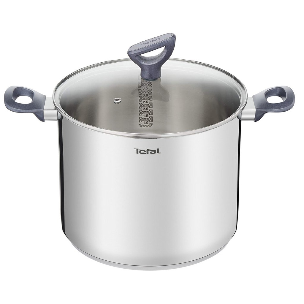 Tefal Daily Cook Stainless Steel Induction Stockpot (22cm, 6.2L) Dishwasher Oven Safe No PFOA