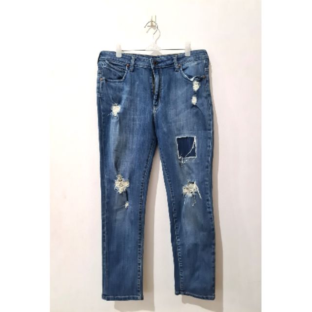 lee ripped jeans