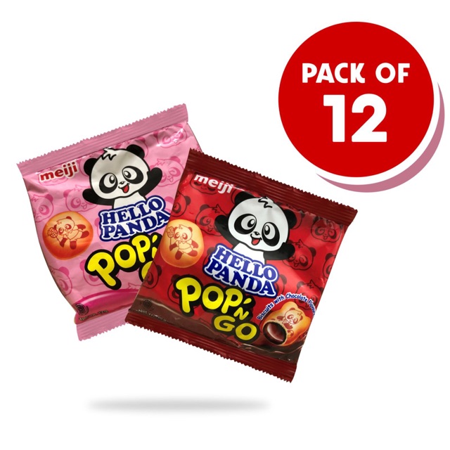 Hello Panda Pop N Go 12g Chocolate X 12 Shopee Philippines
