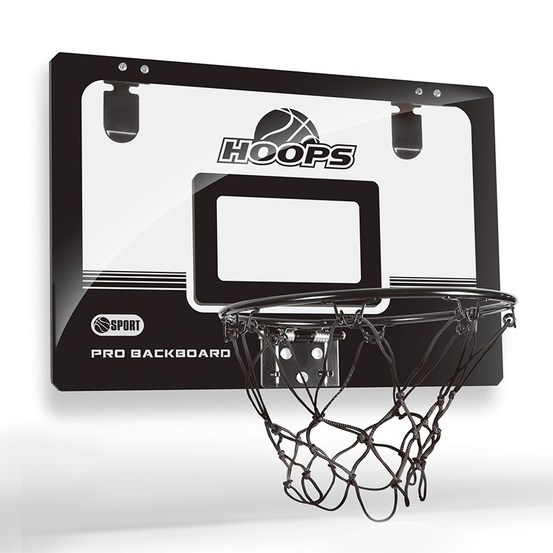 Mini Indoor Basketball Hoop With Ball 18 inch x12 inch Shatterproof