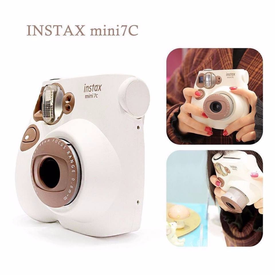 New Genuine Fujifilm Instax Mini 7C Camera 6 Colors On Sale White Pink Blue Instant Printing | Shopee Philippines