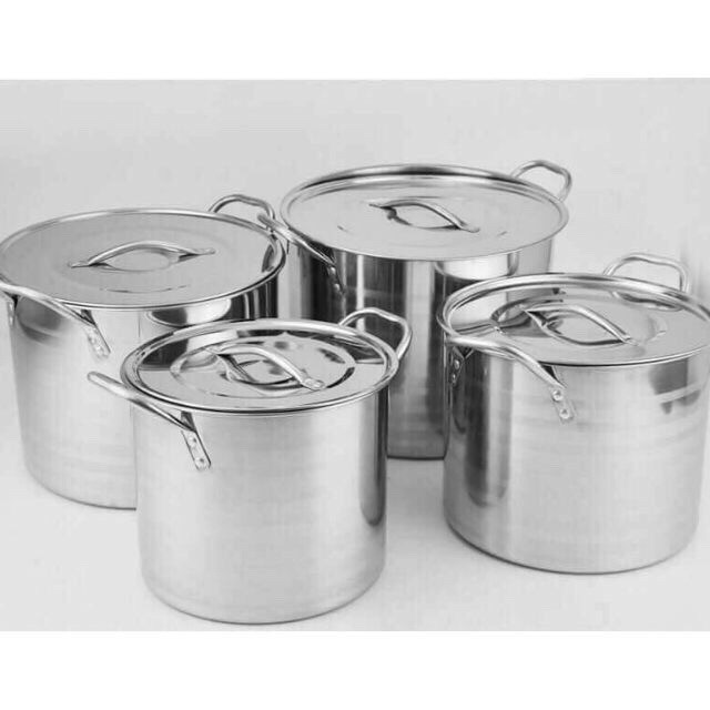 Stainless steel Cookware Stock pot 555(4sets) Shopee Philippines