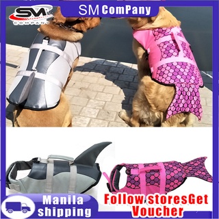 Fashion pet safety clothing dog life jacket swimming protector vest surfing protective clothing