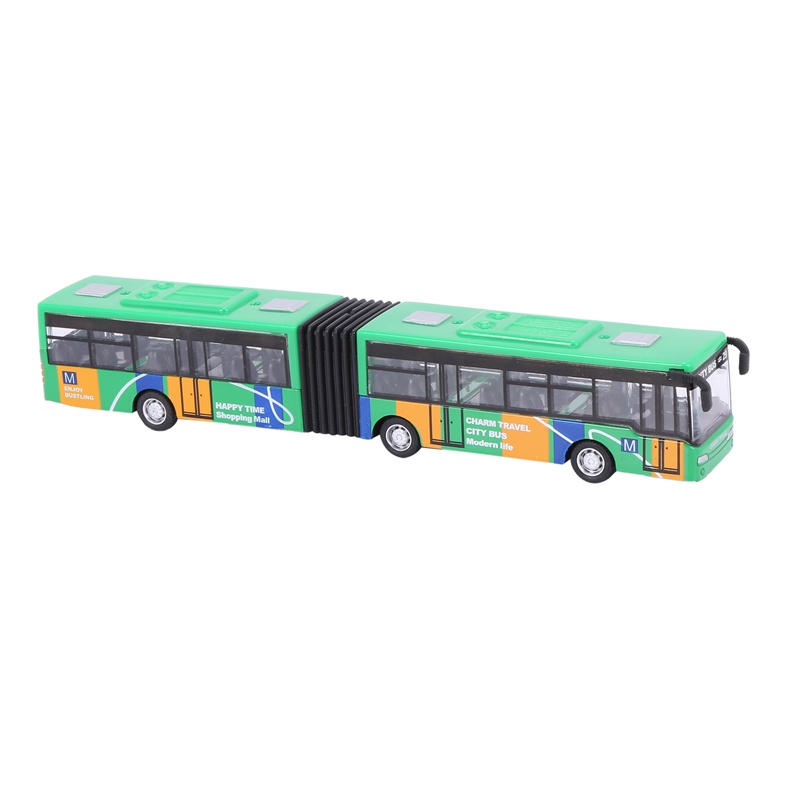 Children'S Diecast Model Vehicle Shuttle Bus Car Toys Small Baby Pull ...