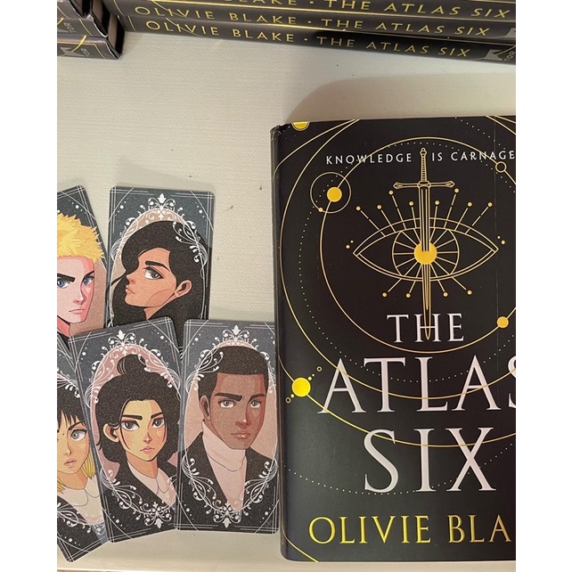 The Atlas Six (Hardcover) w/ exclusive Character Bookmarks! Shopee Philippines