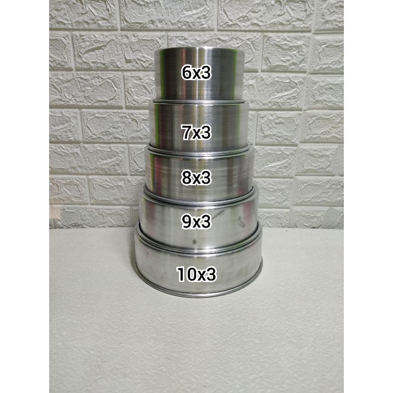 round baking pan (makapal) 6x3 12x3 Shopee Philippines
