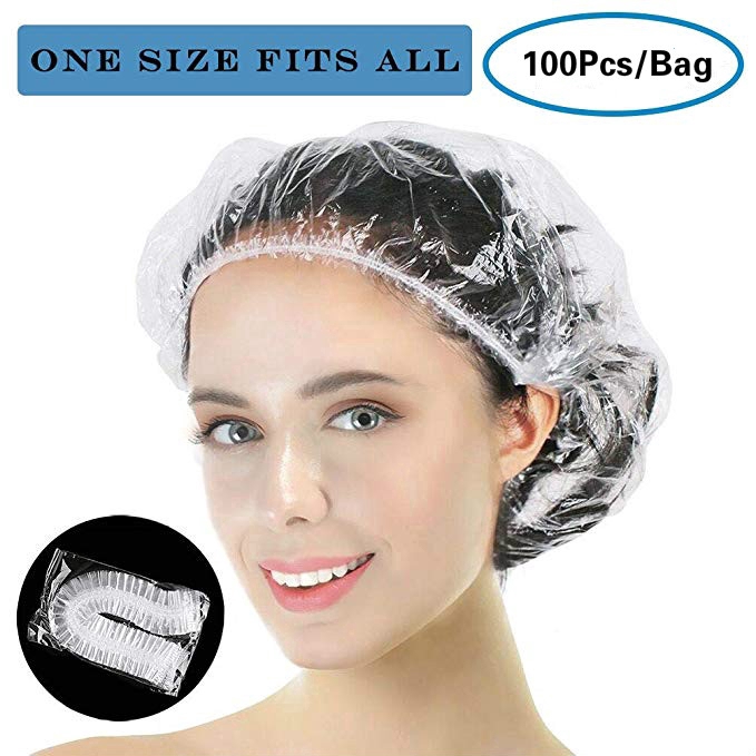 disposable plastic hair caps