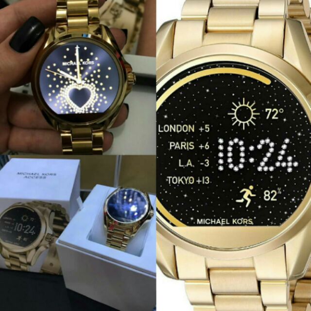 michael kors digital watch gold