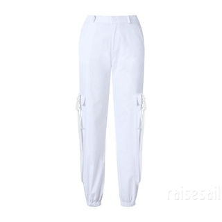 belted cargo joggers