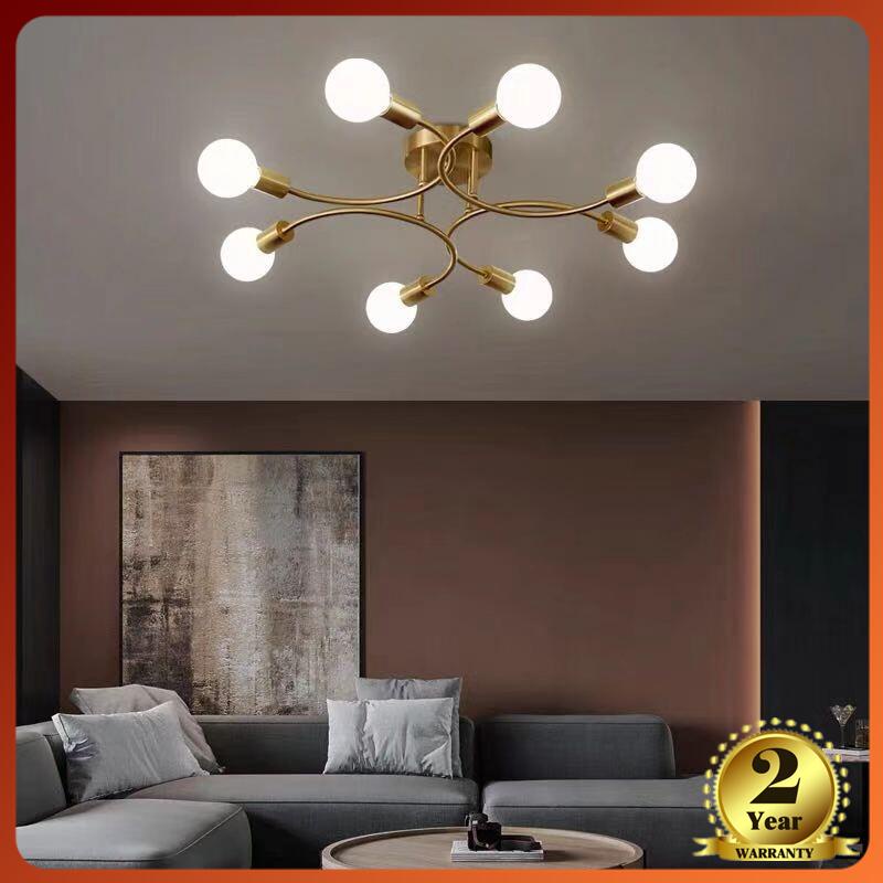 Modern minimalist chandelier living room lamp bedroom ceiling light