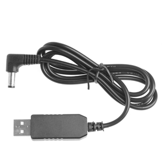 USB DC 5V To 12V Right Angle Male Step Adapter Cable
