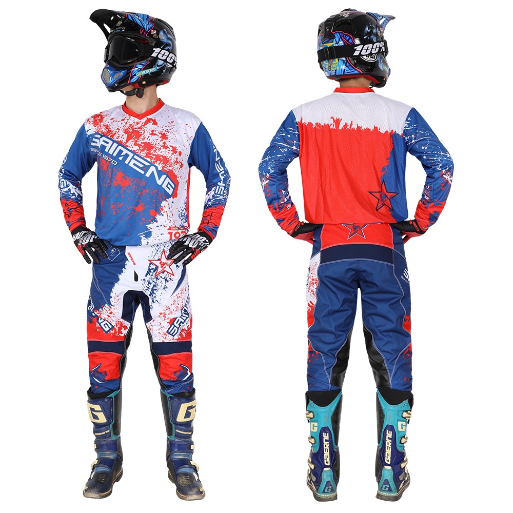 2022 New Saimeng Racing Motocross Jersey and Pants Enduro Combo ...