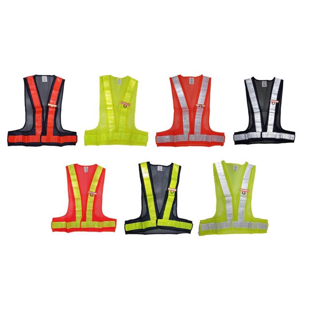 (COD)Skeleton Type Reflectorize Vest Safety Vest with ID Holder