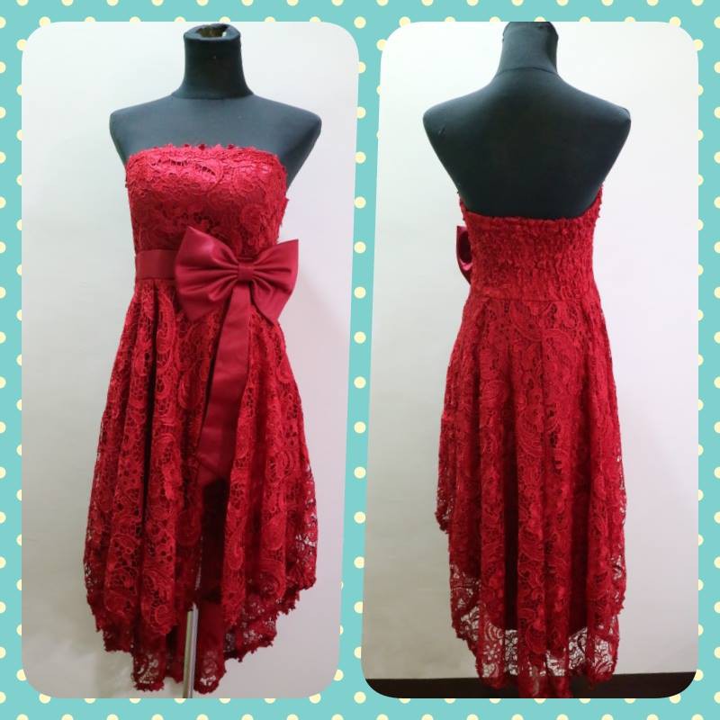 red gown short