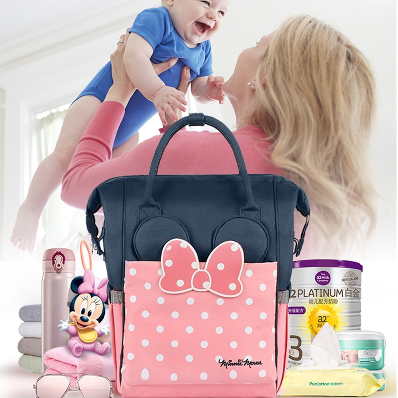 hot pink diaper bag