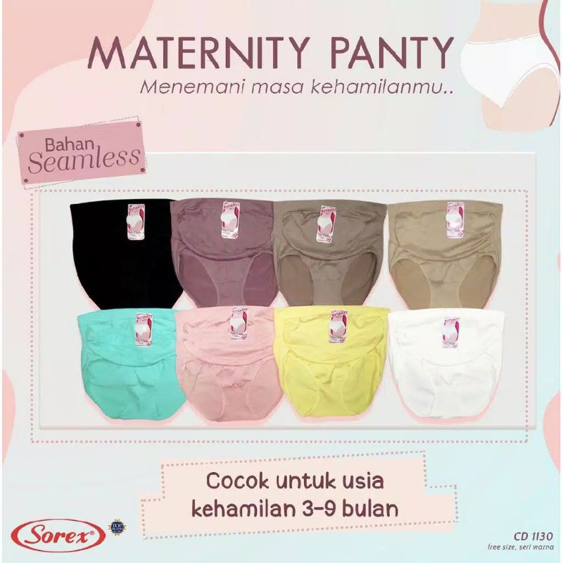 Sorex Cd Pregnant Seamless 1130 Maternity Panties Original | Shopee ...