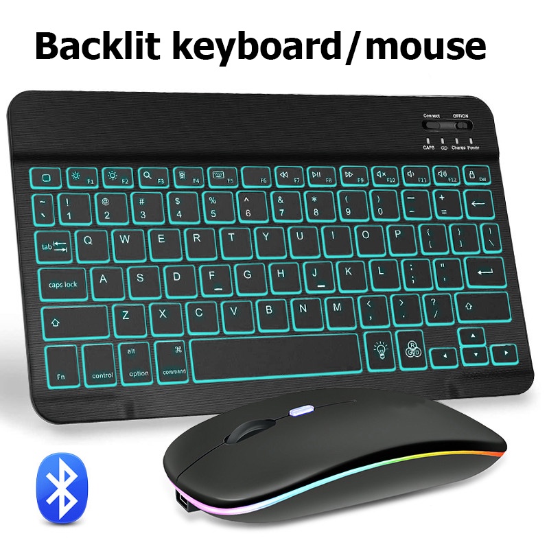 Wireless Bluetooth Backlit Keyboard Lightweight And Portable Suitable 