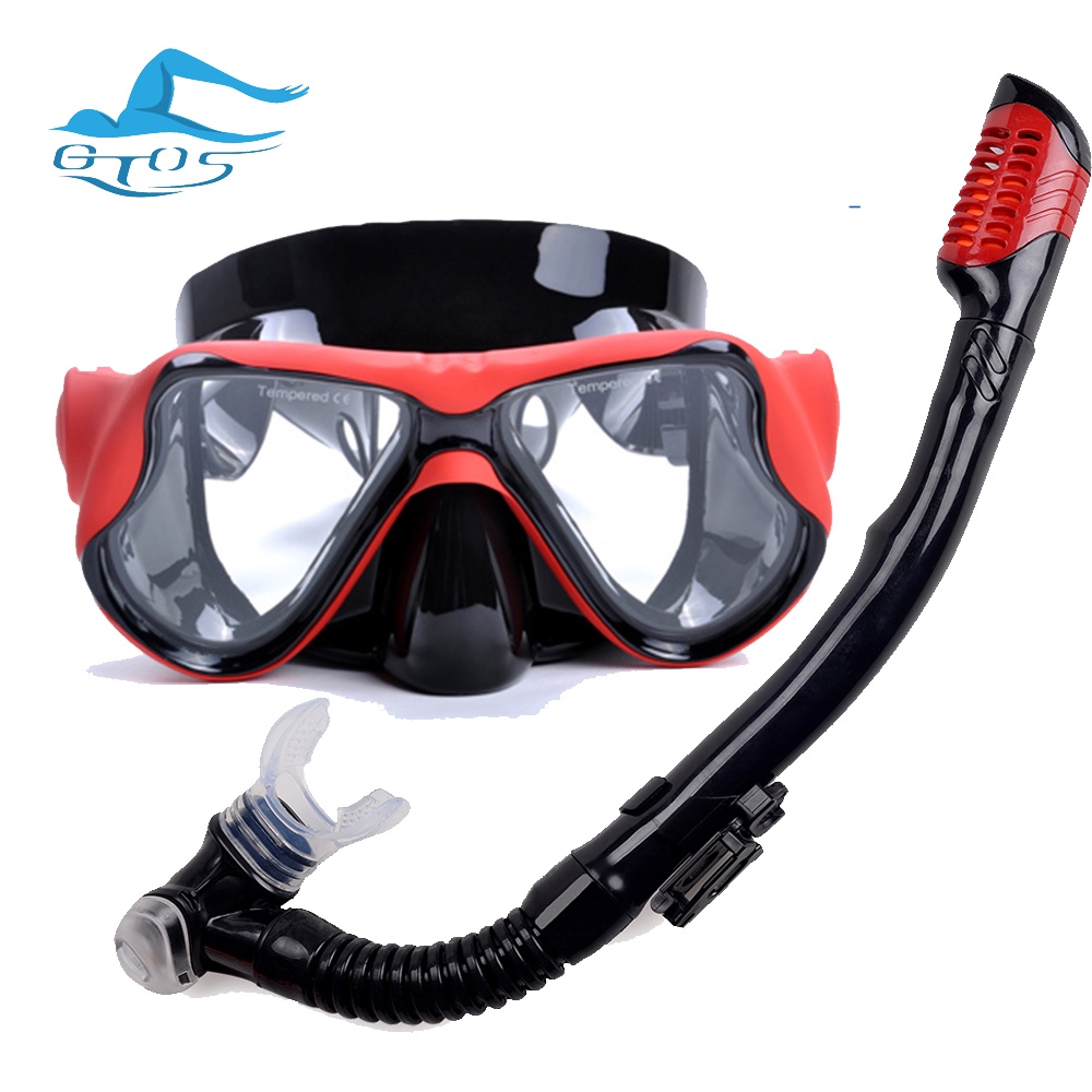 Myopia Diving mask Snorkeling Set nearsighted swimming goggle short