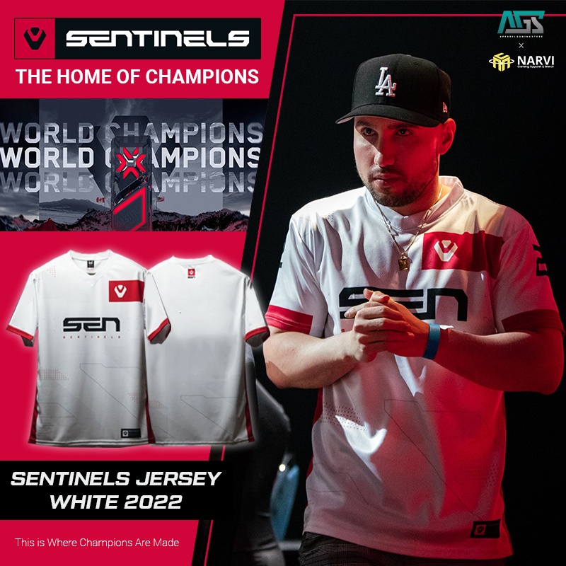 Sentinels Team Gaming Jersey (white) | Shopee Philippines