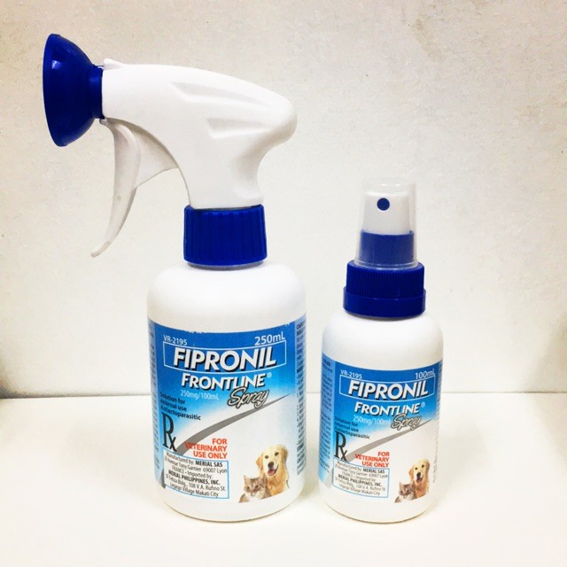 frontline flea and tick spray