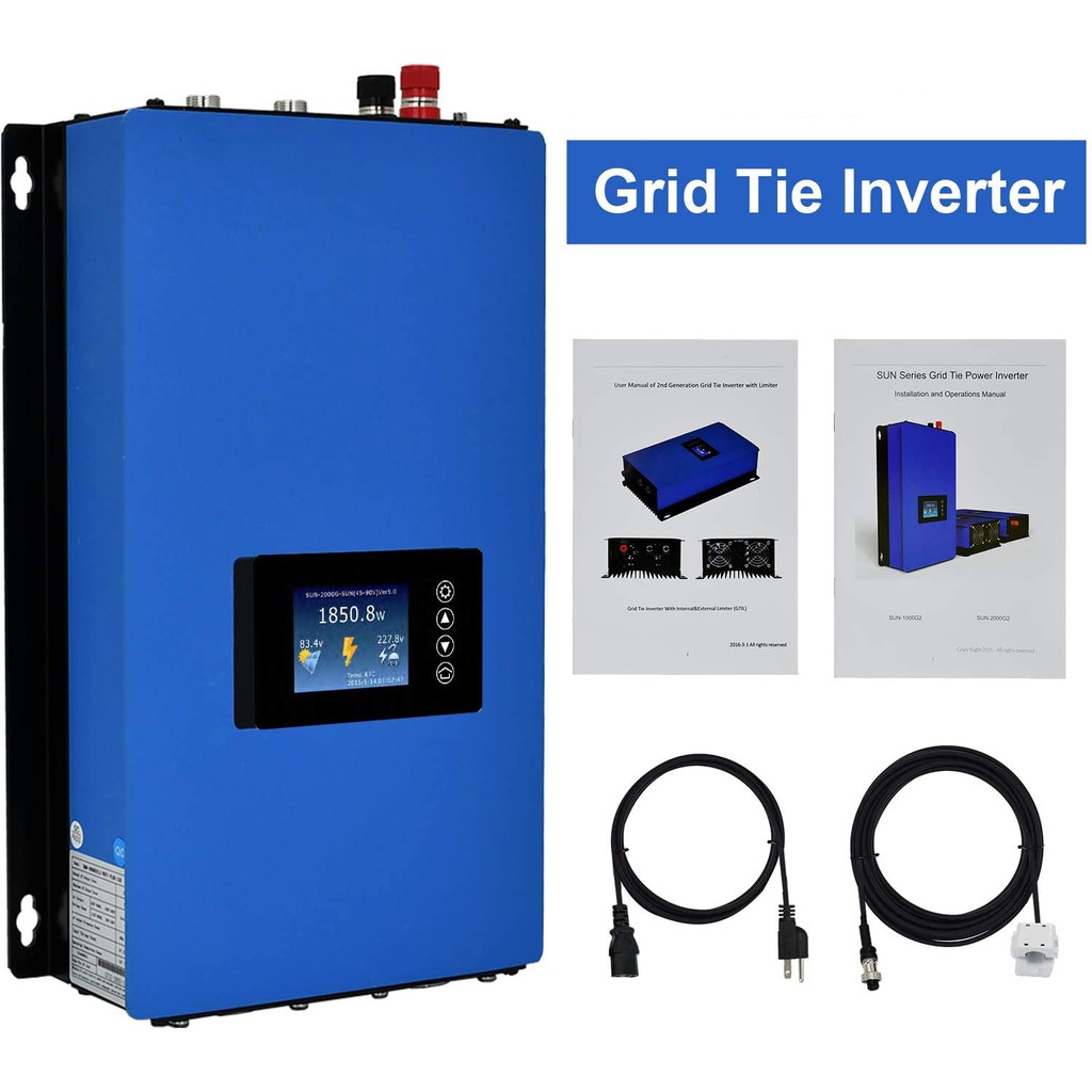 Y&H 1000W MPPT Solar Grid Tie Inverter Stackable with Power Limiter